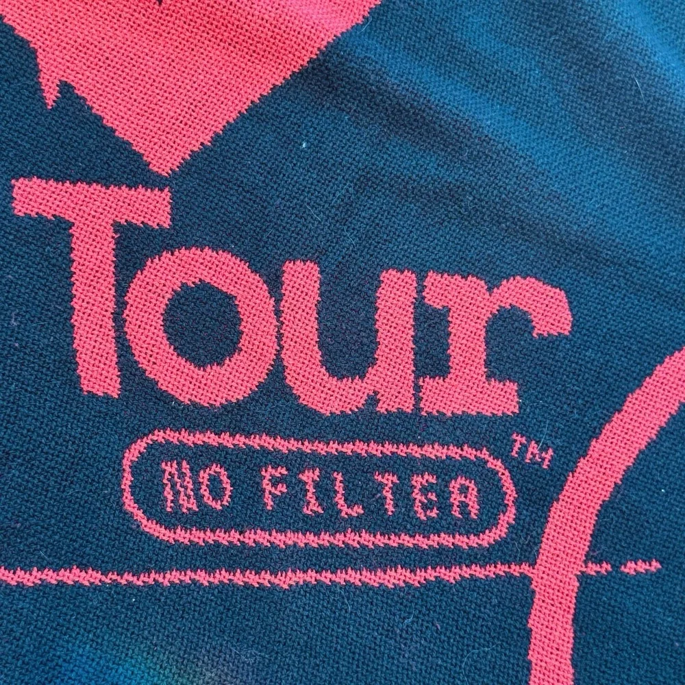 The Stones No Filter Tour Tapestry Fringe Throw Blanket‎ 48X48 Rolling Stones